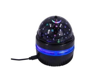 360 Derece dönen Galaxy Projektörlü Gece Lambası Star Master