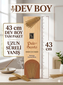Zed Black Palo Santo Premium Tütsü Çubukları - 43 cm (60 Adet)