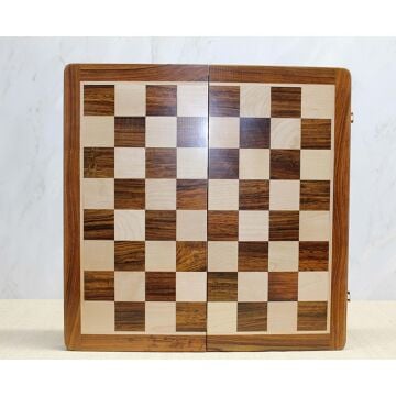 Ahşap Kutulu Mıknatıslı Satranç Takımı (30 cm)