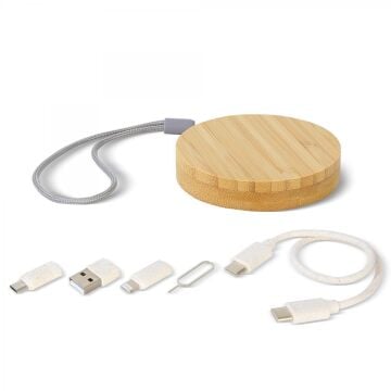 Yuvarlak Mıknatıslı Çok Fonksiyonlu Taşınabilir Kablo Seti