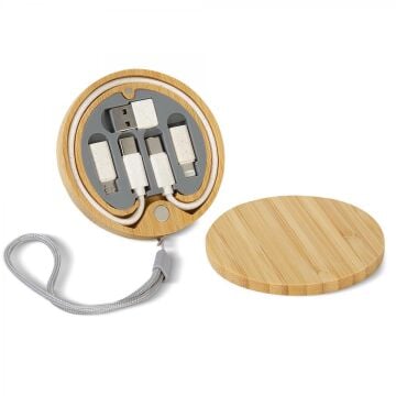 Yuvarlak Mıknatıslı Çok Fonksiyonlu Taşınabilir Kablo Seti