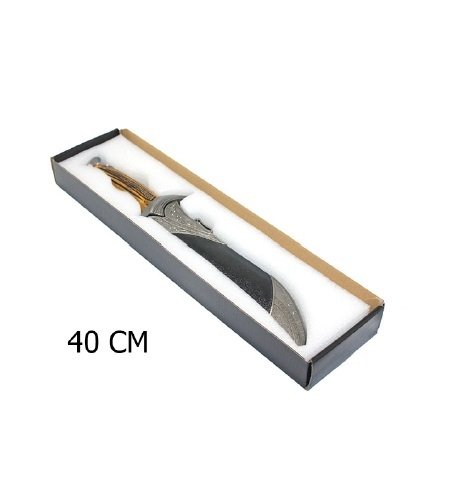 Dekoratif Kutulu Tekli Metal Kama (40 cm)