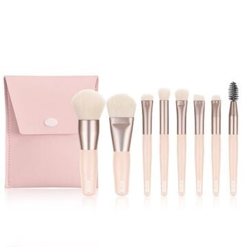 Çantalı Makyaj Yapma Fırça Seti 8'li
