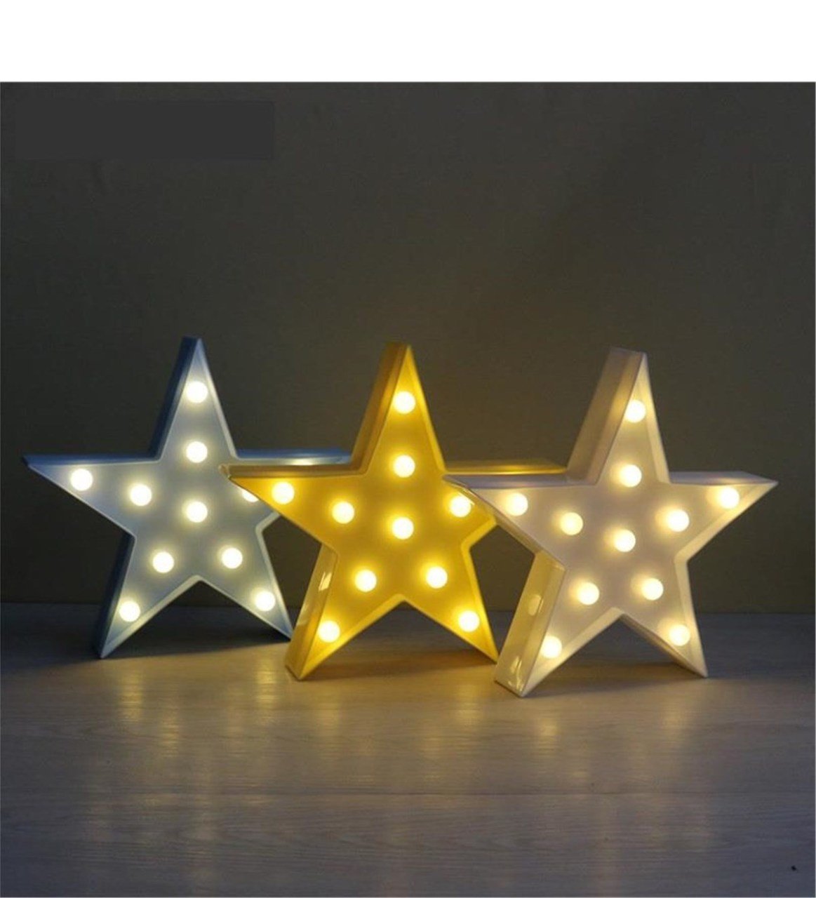 Dekoratif Led Yıldız Gece Lambası