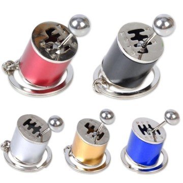 Hareketli Araba Vites Dişli Anahtarlık