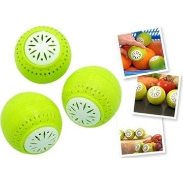 Pratik Fridge Balls Buzdolabı Koku Giderici ve Tazeleyici (3 Adet)
