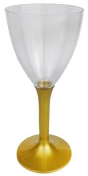 Akrilik Altın Kadeh Bardak 185CC (6 Adet)