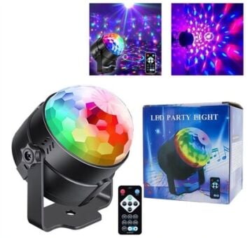 Oynar Başlıklı Renk Değiştiren Disko Topu