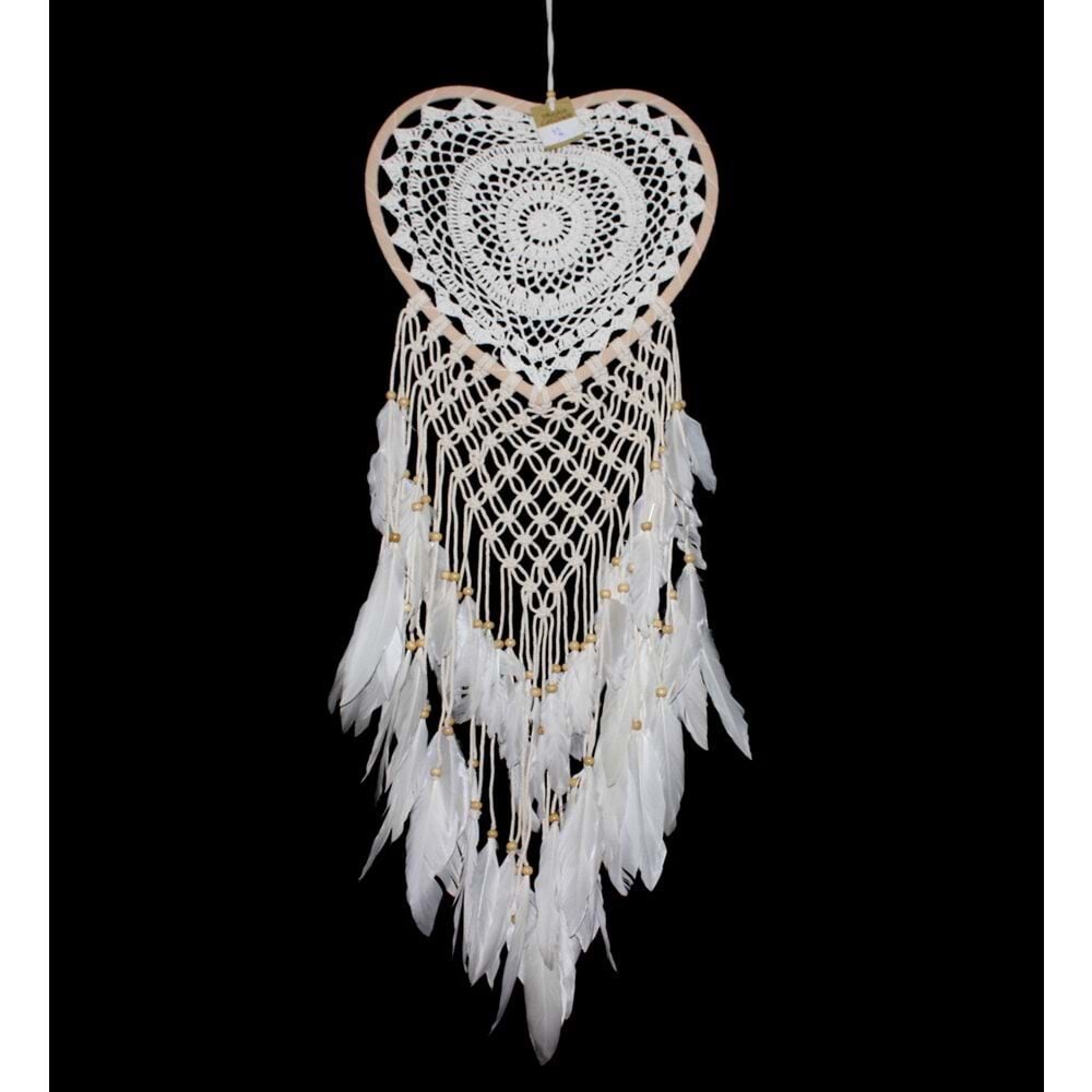 Kalpli Dantelli Boncuklu Dreamcatcher Tasarım Rüya Düş Kapanı