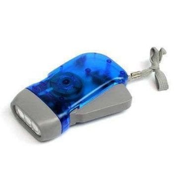 Pilsiz Dinamolu Şarjlı Led El Feneri