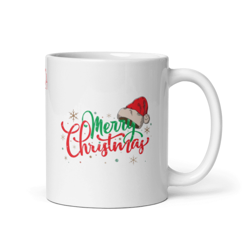 Mary Christmas Temalı Yılbaşı Özel Seramik Kupa Bardak
