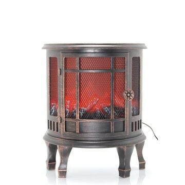 Dekoratif Retro Tasarımlı Ayaklı Şömine Lambası (31 cm x 36 cm)