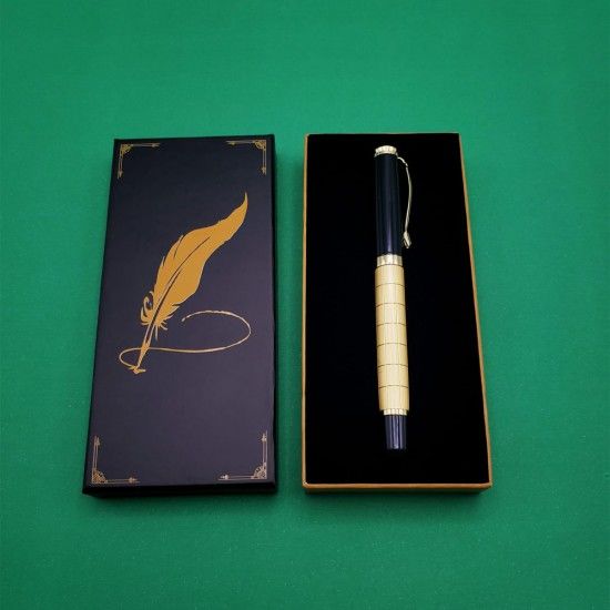 Kutulu Hediyelik Lüx Altın Sarısı Roller Kalem