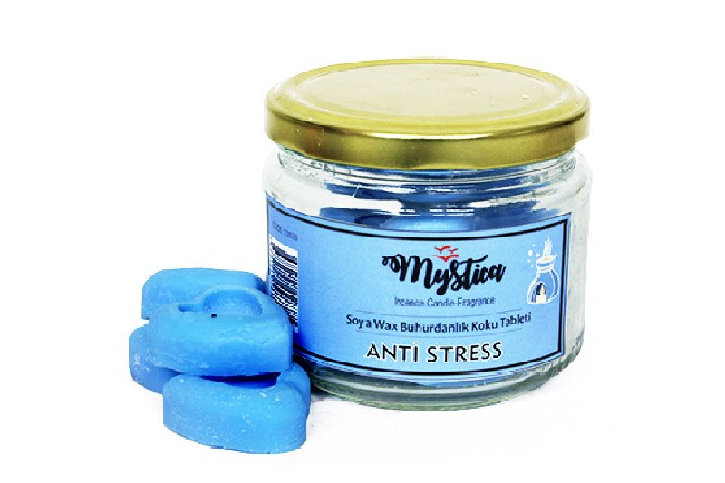 Kalp Tasarımlı Soya Wax Buhurdanlık Kokusu Anti Stress