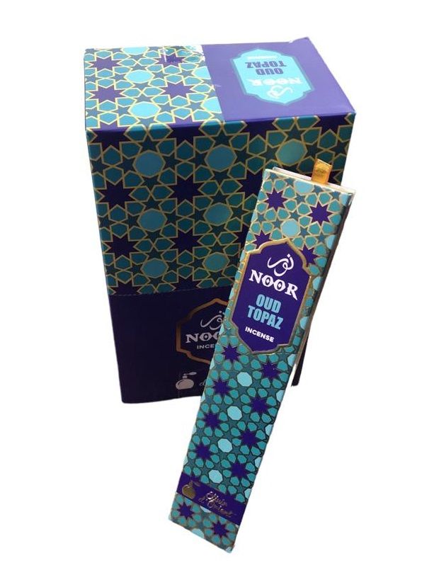 Hd Noor Oud Topaz Organik Çubuk Tütsü (12 Paket x 15 gr)