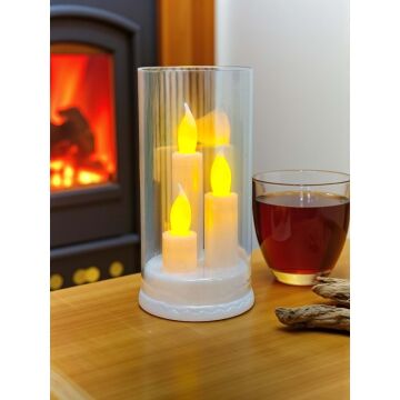 Dekoratif 3'lü Led Mum