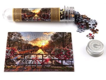 Amsterdam'da Bisiklet Puzzle (99 Parça)