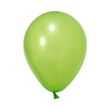 Metalik AçıkYeşil Balon Süsleme (100 Adet)