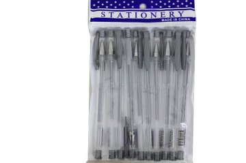 Gümüş Yazan Tükenmez Kalem (10 Adet)