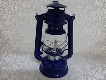 Nostaljik Metal Gerçek Gaz Lambası (25 cm)