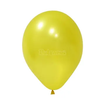 Metalik Sarı Balon Süsleme (100 Adet)