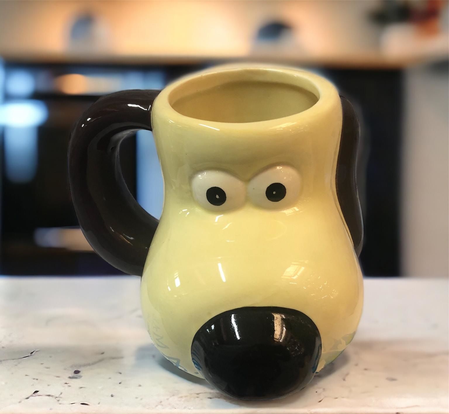 Sarı Köpek Tasarımlı Seramik Kupa Bardak