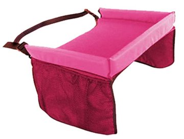 Katlanabilir Çocuk Masası Oto Koltuk Sehpası (Pembe & Mavi)