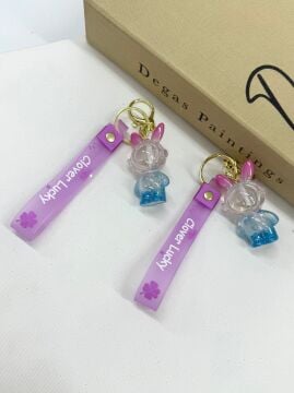 Tavşan Kulaklı Anahtarlık Ve Çanta Süsü