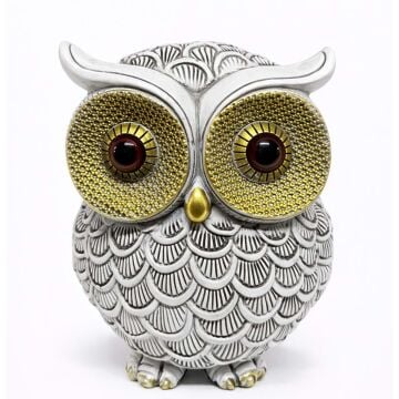 Modern Tasarım Polyester Baykuş Figürü (10 cm x 7 cm)