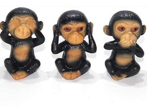 Görmedim Duymadım Bilmiyorum 3 Maymun Biblosu