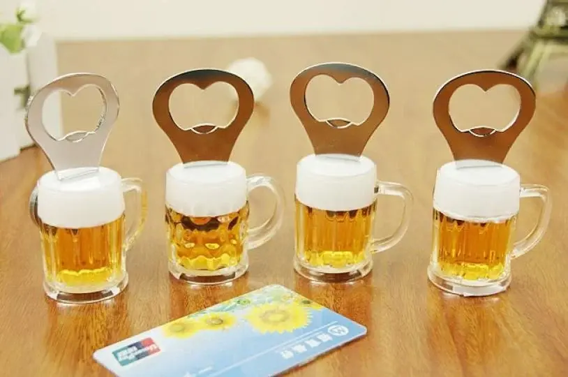 Bira Şişe Şeklinde Magnet ve Açacak