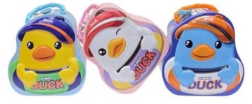 Kilitli Sevimli Ördek Metal Kumbara Anahtarlı