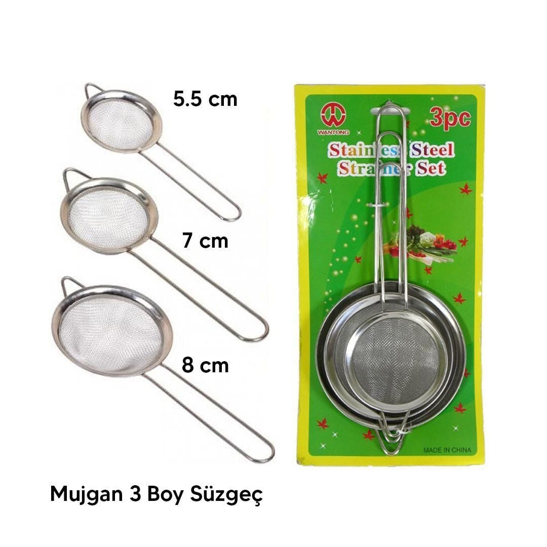 Çay Süzgeci (3 Adet)