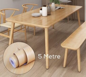 Ahşap Görünümlü Desenli Kaplama Kağıdı (5 Metre)