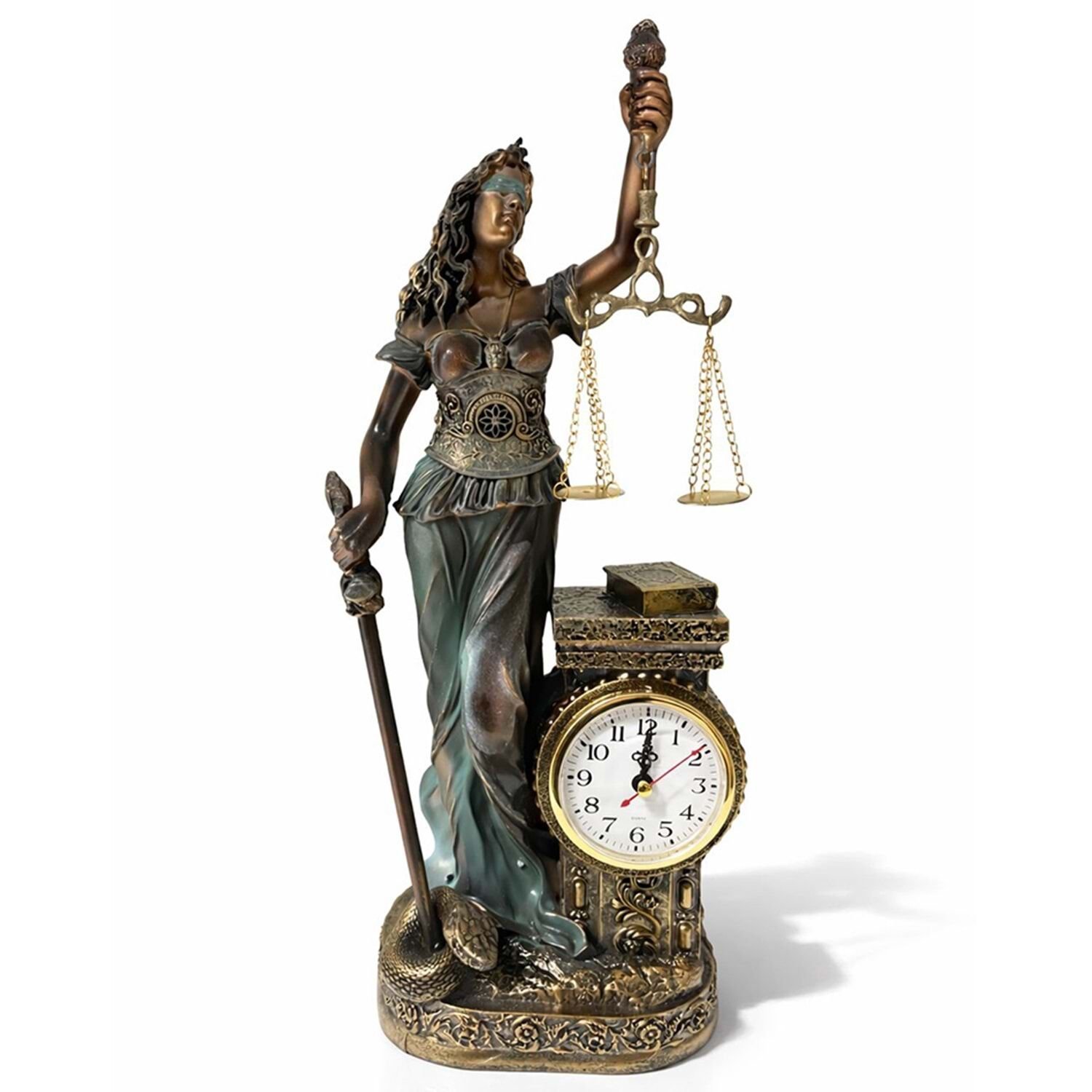 Saatli Adalet Tanrıçası (Themis) Biblosu