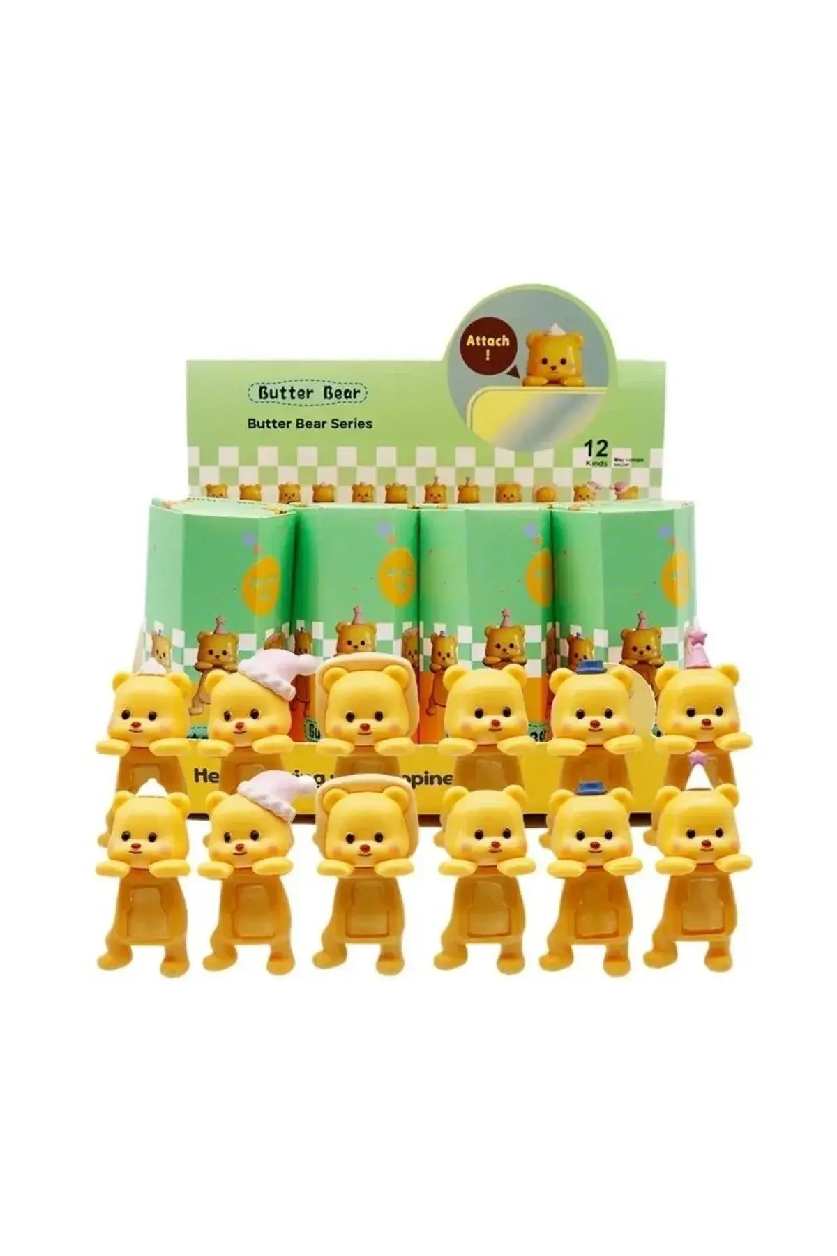 Sevimli Ayıcık Süpriz Figürlü Telefon Tutucu