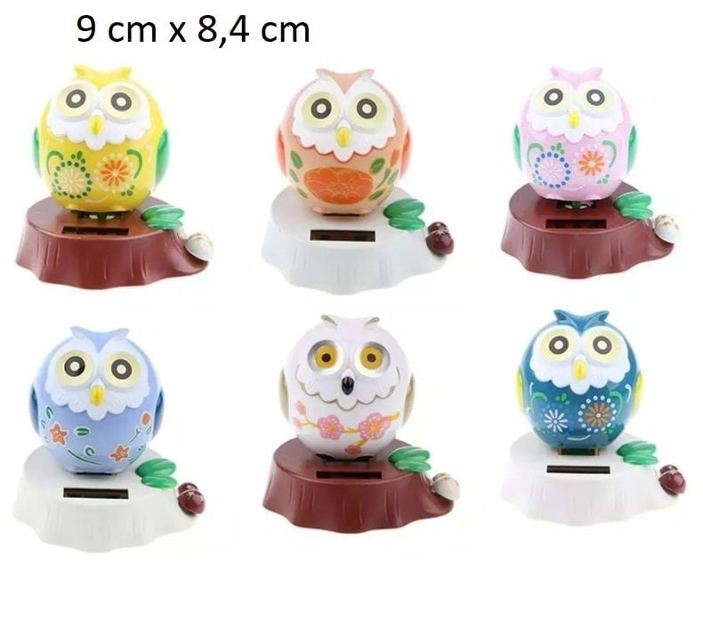 Güneş Enerjili Dans Eden Sevimli Baykuş Tasarımlı Biblo