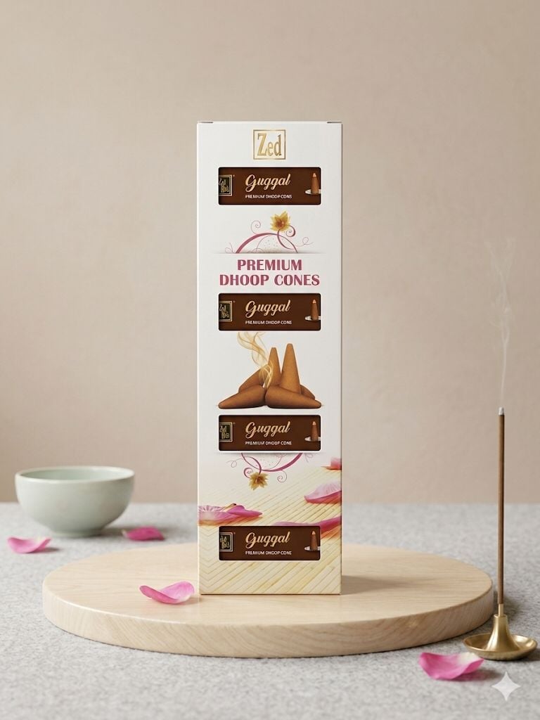 Zed Black Guggal Premium Konik Tütsü Ekonomik Set (12 Paket x 20 gr)