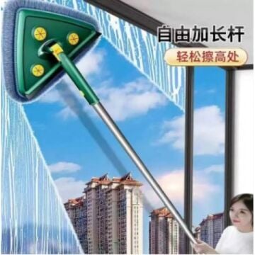Üçgen Çek Çekli Mop Islak Mendil Uyumlu (2 Bezli 150 cm)