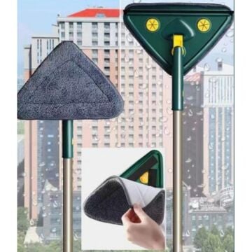 Üçgen Çek Çekli Mop Islak Mendil Uyumlu (2 Bezli 150 cm)