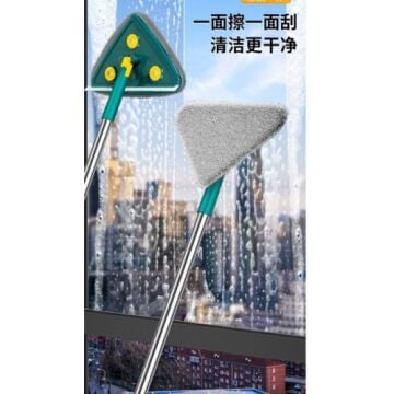 Üçgen Çek Çekli Mop Islak Mendil Uyumlu (2 Bezli 150 cm)
