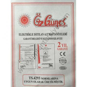 Özgüneş Çift Kişilik Elektrikli Battaniye