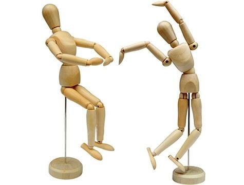 İnsan Figürlü Ahşap Model Manken