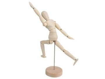 İnsan Figürlü Ahşap Model Manken