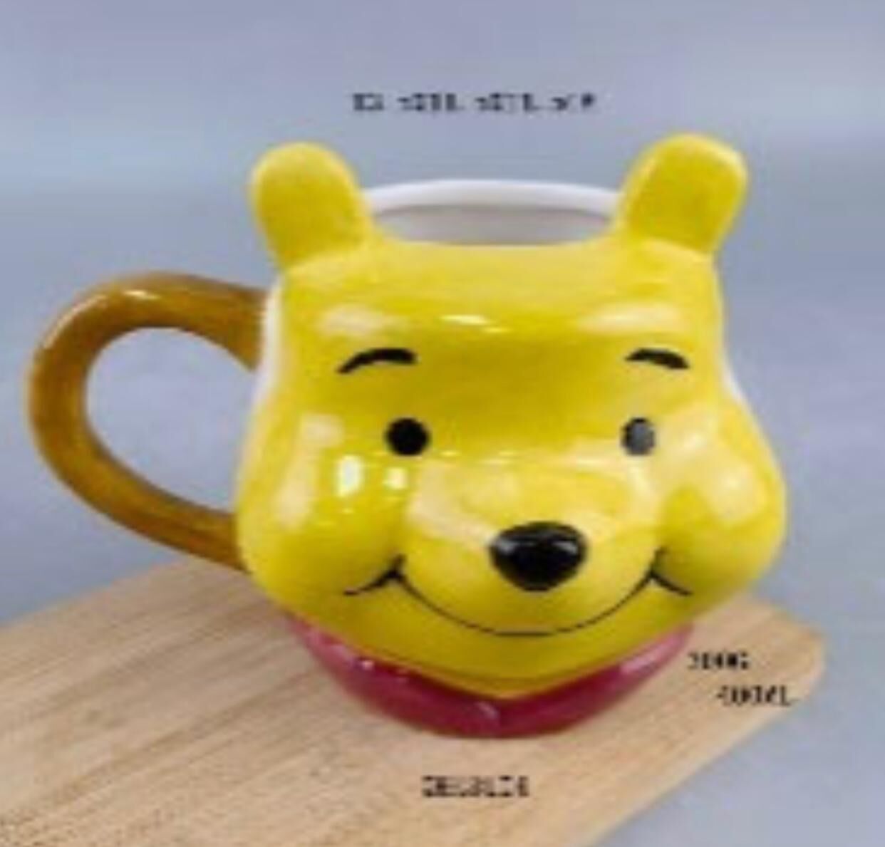 3d Ayı Tasarımlı Seramik Kupa Bardak