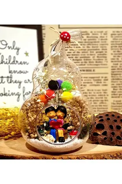 Armut Tasarımlı Dekoratif Plastik Teraryum