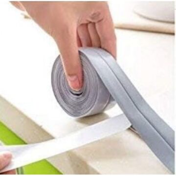 Lavabo Küvet Su Sızdırmazlık Bandı (Gri)