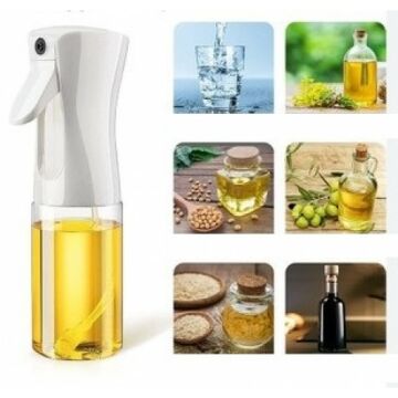 Dekoratif Spreyli Cam Şişe Yağdanlık