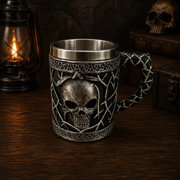 3D Kuru Kafa Tasarımlı Bardak