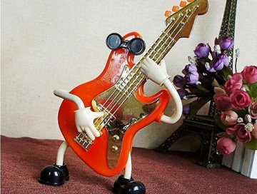 Hareketli Kurmalı Gitar Müzik Kutusu